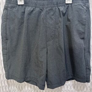 Hollister Men's Charcoal Performance Lined Shorts